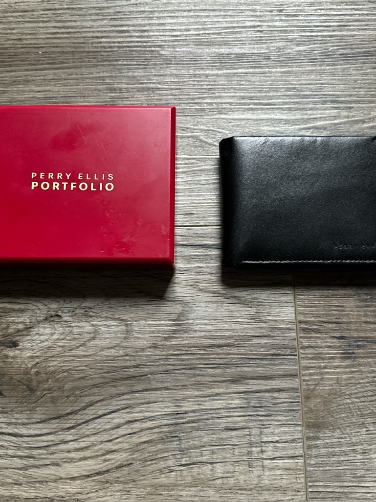 Brand New Perry Ellis Black Leather Wallet Brand New Perry Ellis Black Leather Wallet